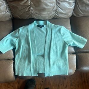 Women’s teal shrug sweater size medium